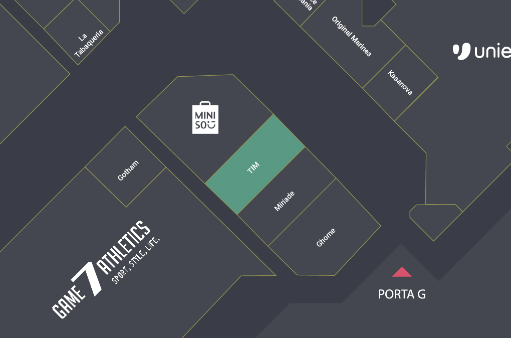 immagine mappa della posizione nel centro commerciale